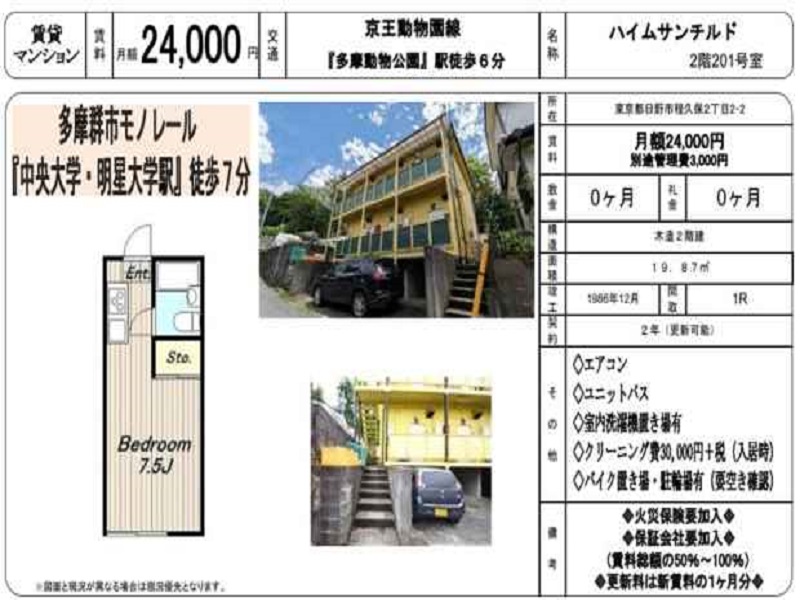 Budget-Friendly 1R Apartment in Hino, Tokyo – Perfect for Students!
